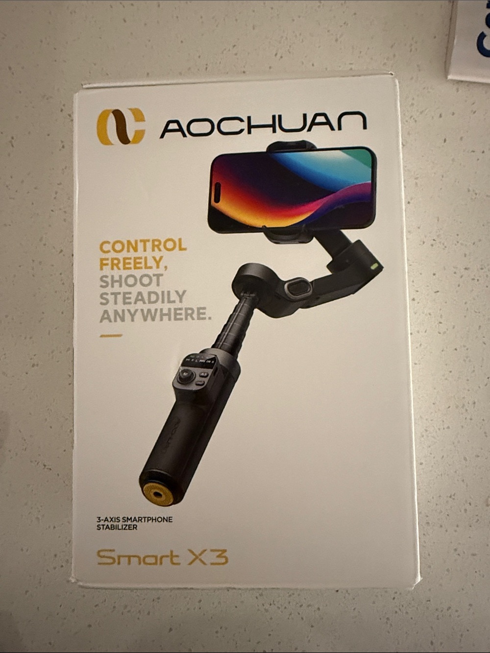 Smart X3 Black Smartphone Gimbal Stabilizer